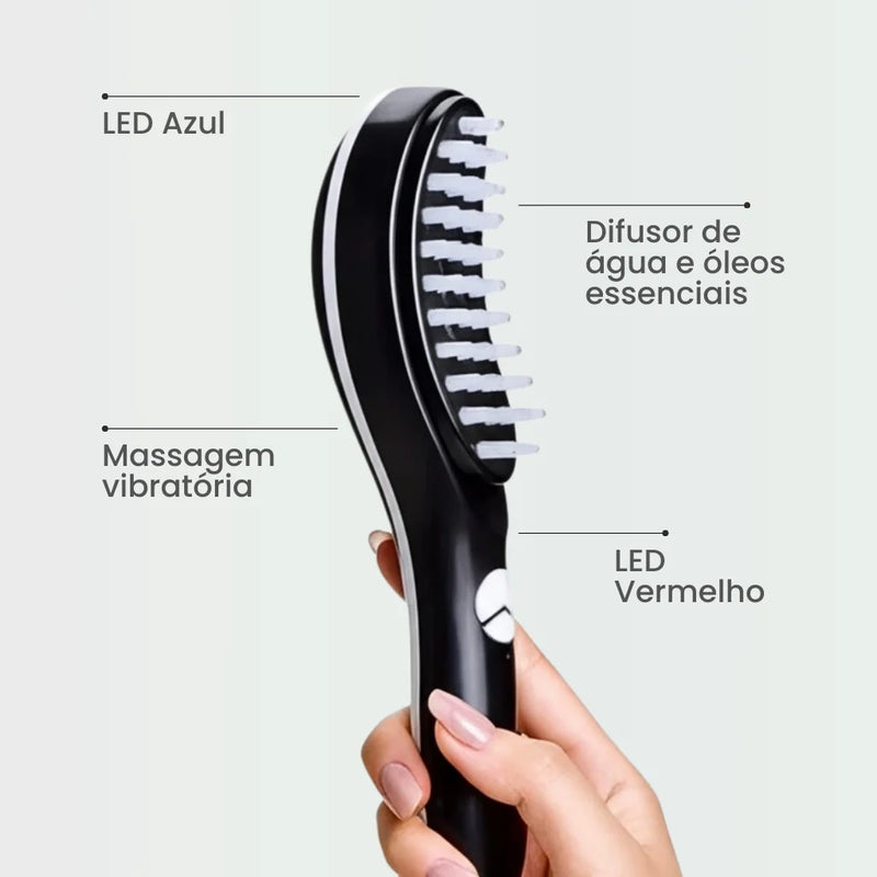 Escova de Terapia Capilar: TheraBrush Smarts 4 em 1