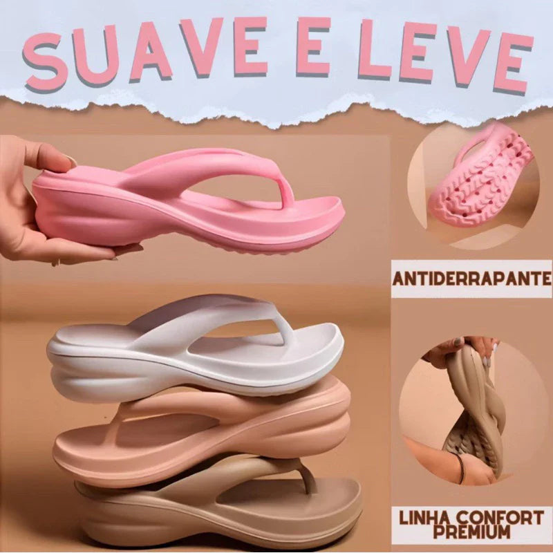 ConfortFlex Feminino - Chinelo Ortopédico